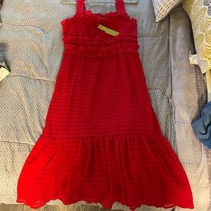 Gianna Bini red dress.